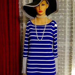 NwT Banana Republic Striped Pullover Tee Shirt Top